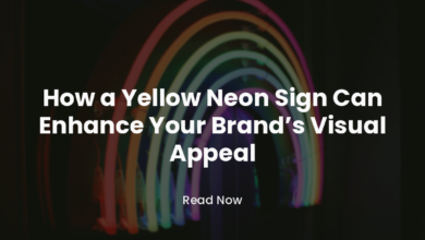 Yellow Neon Sign