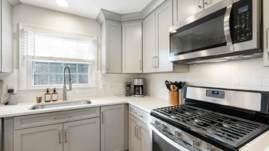 Modern Grey Kitchen Cabinets