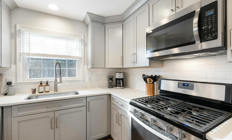 Modern Grey Kitchen Cabinets